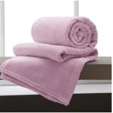Imagem de Cobertor Manta Fleece Infantil Gigante Lisa Super Macia 1,50 X 1,00 An