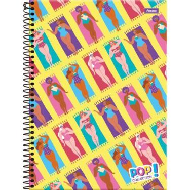 Imagem de Caderno 15X1 Capa Dura POP Collection 300 Folhas - Pacote com 02 Unida