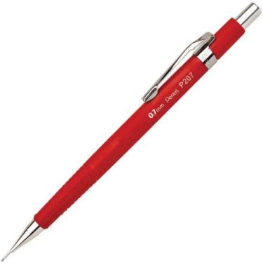 Imagem de Lapiseira 0.7MM Pentel SHARP P200 Vermelho Vivo