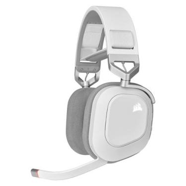Imagem de Headset Gamer Corsair HS80 RGB Wireless Branco/Preto, branco