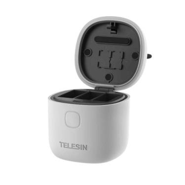Imagem de Carregador Triplo GoPro Hero 12 / 11 / 10 / 9 Black - Telesin