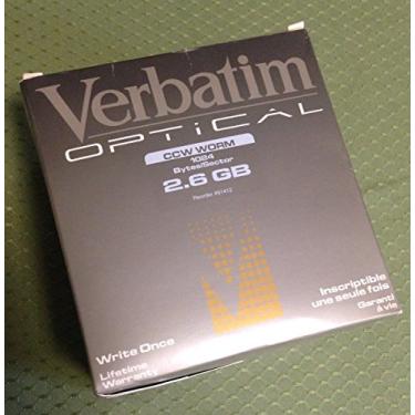 Imagem de Verbatim 5,25 CCW Worm Optical 2,6 GB 1024 bytes/setor (1 pacote)