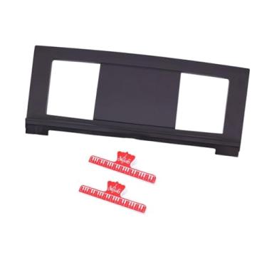 Imagem de Suporte de música para teclado, leve, leitura, livro, música, portátil, suporte de página para amantes de música, iniciantes, Clipes Vermelhos