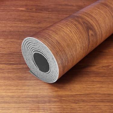 Imagem de Kit 3 Unidades Placa Adesiva Flexível para Parede Madeira Jacarandá 60