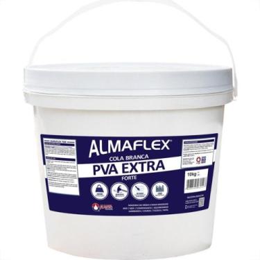 Imagem de Cola Branca Almaflex Pva Extra 10Kg 768 417 - ALMATA