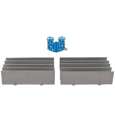 Imagem de Expansão Long Walls - Mini Dungeon Castle Cavern DND Terrain para RPGs de mesa, Dungeons & Dragons, Pathfinder, War Games e muito mais! da DCD (10 peças, adiciona 1,5 m de paredes)