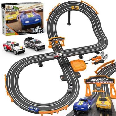 Imagem de Conjunto de Pistas de Corrida Wupuaait 1:64 com Carros de Alta Velocid
