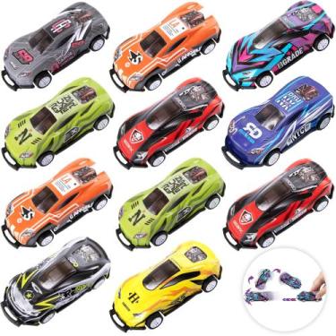 Imagem de Carrinhos de Brinquedo Pullback Flip Stunt ArtCreativity - Conjunto co