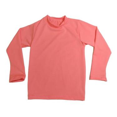 Imagem de Camiseta UV Bebê Unissex Proteção Solar Manga Longa Cores Neon Verão -