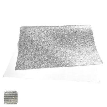Imagem de Kit 5 Folhas De Papel Microondulado Glitter 50x80cm Escolar - MAISTEM,
