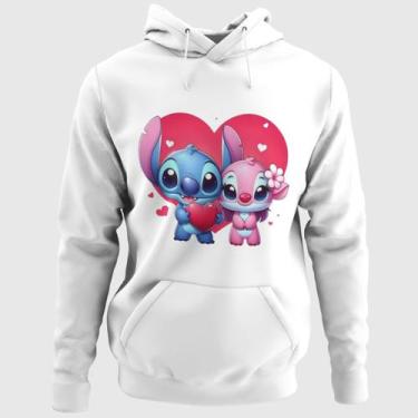Imagem de Moletom Lilo Stitch Flanelado Blusa De Frio Inverno Unissex - Dhonorio
