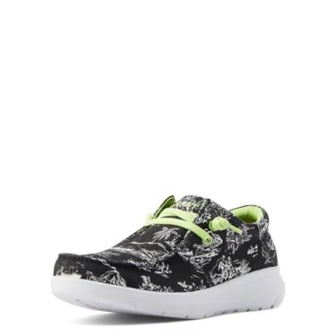Imagem de ARIAT Tênis masculino Hilo Stretch, Preto Aloha Toile, 9.5 Wide