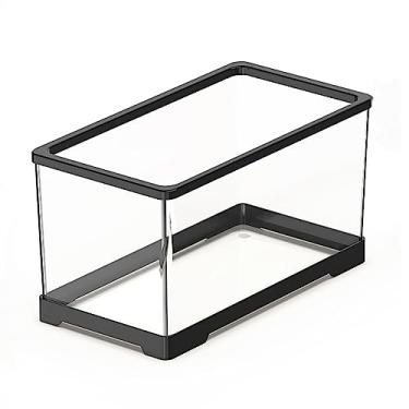 Imagem de Aquário Tanque de peixes acrílico transparente à prova de queda tanque de peixes pequeno e médio aquário tanque ecológico casa desktop tanque Aquário(Médio)