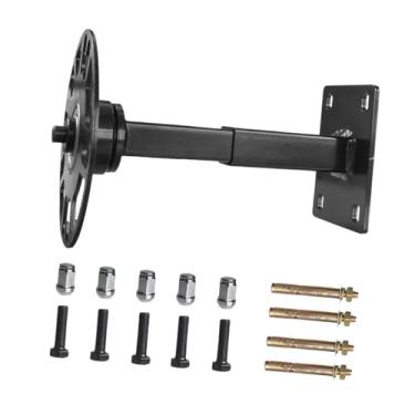 Imagem de Dynwave Suporte de Exposição de Aros de Roda Montado Na Parede Oficina aço Versátil Vitrine de Oficina de Automóveis Garagem 360 Rotativo Suporte de Aro de Pn, 15 Cm