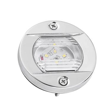 Imagem de 12V BARCO MARINHO Branco LED Branco Aço Inoxidável à Prova D'água Stern Navigation Light, Com Contas de LED Ultra Brilhante, IP66 Splashproof, Fácil de Instalar