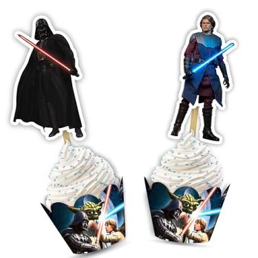 Imagem de Embalagem de cupcake str wrs - Decorações de aniversário.