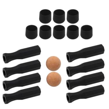 Imagem de Vaveren Mesa de pebolim lida com 18pcs/conjunto Mini tabela de tabela de futebol Substituição prática Caps finais, Bola Laranja