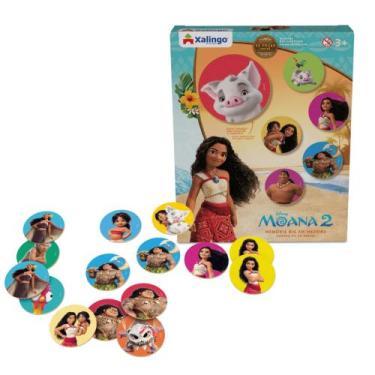 Imagem de Jogo da Memória BIG Moana 2 com 32 Peças Xalingo - 16509