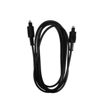 Imagem de Cabo Óptico Digital Fibra Ótica 1+1 Toslink Preto - 2 Mts