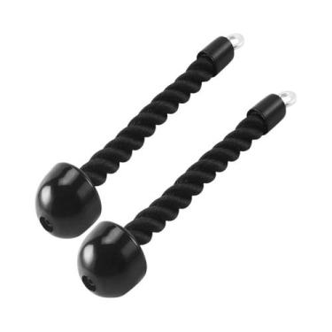 Imagem de Acessório Resistente Da Máquina Do Cabo Do Bíceps Do Tríceps Do Aperto