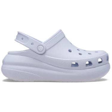 Imagem de Sandália crocs classic crush platform clog frosted grape - 35