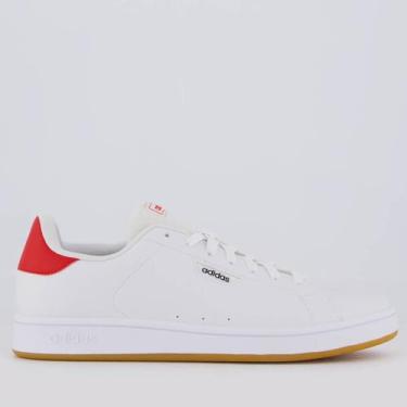 Imagem de Tênis Adidas Urban Court Branco e Vermelho, 42
