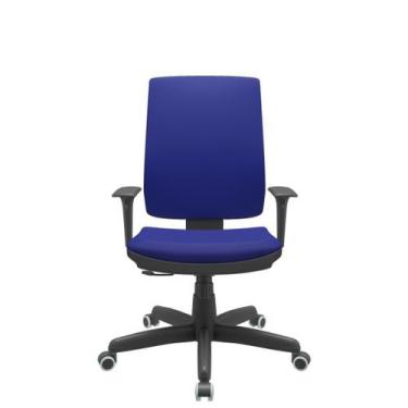 Imagem de Cadeira Office Brizza Soft Aero Azul RelaxPlax Base Standard 120cm - 6