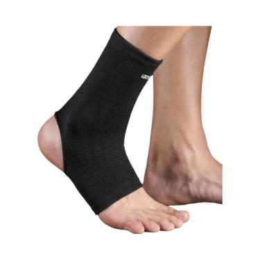 Imagem de 1 peça de salto aberto unissex, manga de suporte de tornozelo elástica