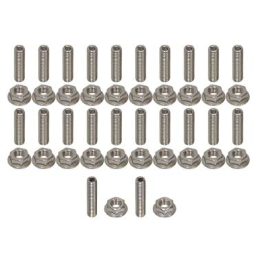 Imagem de BBC Oil Pan Stud Kit Parafusos Aço Inoxidável Big Block Chevy 396 402 409 427 454