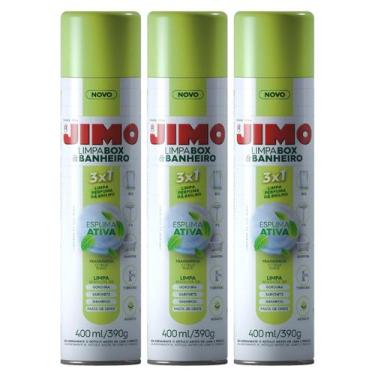 Imagem de Jimo Limpa Box Banheiro Brilho Limpeza Perfeita 400ml 3un