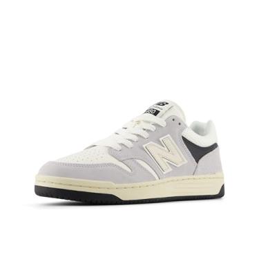 Imagem de New Balance Tênis masculino premium 480 V1, Cinza/sal marinho, 37