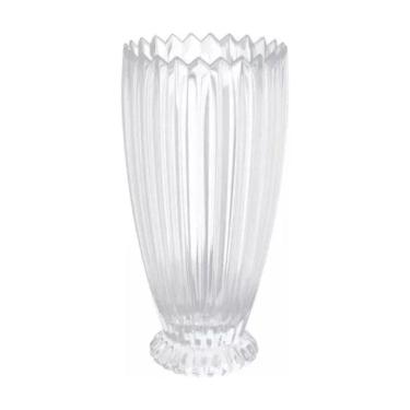 Imagem de Vaso De Cristal Decorativo Geneva Wolff 13,5×27,5cm