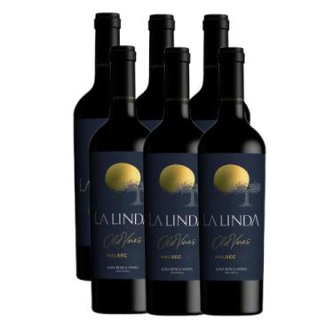 Imagem de Vinho Tinto La Linda Old Vines Argentino 750ml Kit 6 Und
