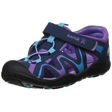 Imagem de Kamik Sandálias fechadas para meninos (bebê/criança pequena), Azul-petróleo, 18