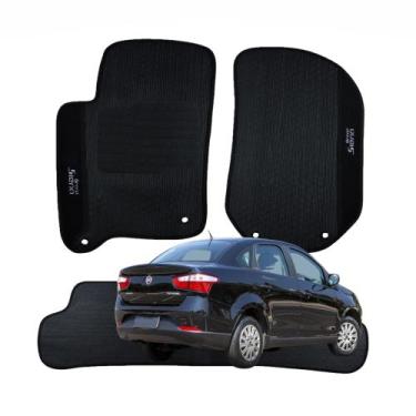 Imagem de Tapetes Emborrachados PVC Próprio Pra Autos Fiat Grand Siena 2012 a 20