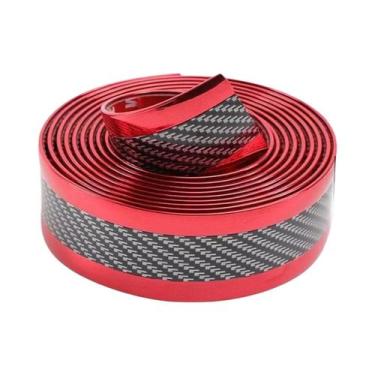 Imagem de Protetor De Soleira De Porta De Carro Em Fibra De Carbono, Fita De Bor
