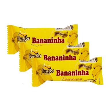 Imagem de Kit 3 Doce Bananinha Cremosa Tradicional 30g - Doce Famoso