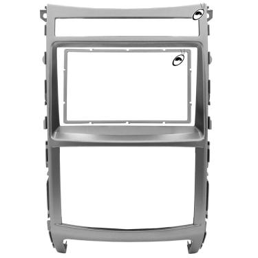 Imagem de Moldura De Painel 2 Din Vera Cruz 2008 2009 2010 2011 2012 Cinza