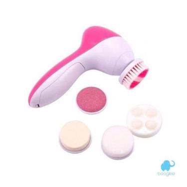 Imagem de Massageador 5 Em 1 Esfoliante Limpeza Facial Escova Elétrica - Booglee