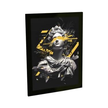 Imagem de Quadro Decorativo Estatua Grega Ilustração Grafite Decoração Poster Quarto Sala