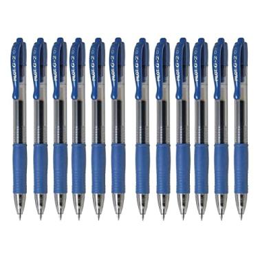 Imagem de Pilot G207 Rollerball gel retrátil ponta de 0,7 mm (caixa com 12) - azul