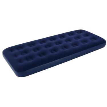 Imagem de Colchão Inflável Solteiro Century, Azul Marinho, para Camping e Uso Portátil