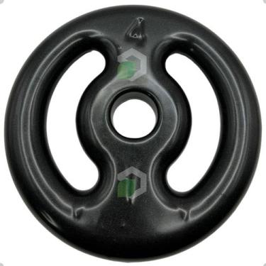 Imagem de Anilha Emborrachada 4 Kg - Preta - 2M FITNESS