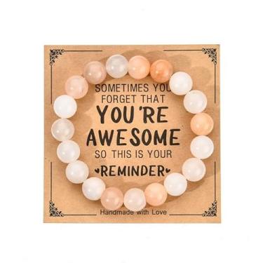 Imagem de Pulseira de cura de pedra preciosa natural – alívio do estresse e equilíbrio emocional