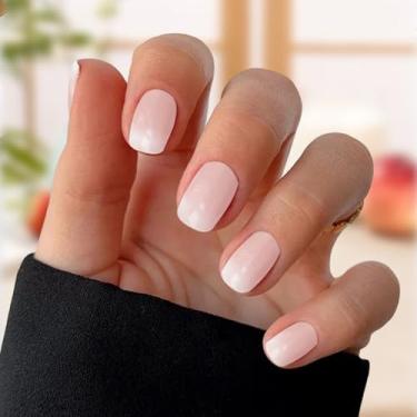 Imagem de Conjunto de 24 adesivos de unhas DIY para mulheres, kit de pontas de unhas reutilizáveis para looks estilosos, festa, viagem, escritório, uso diário, arte em casa ou salão de beleza