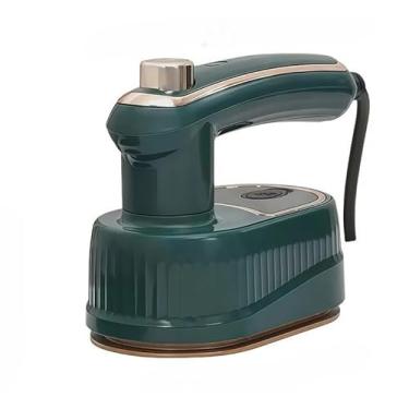 Imagem de Mini Ferro De Passar Roupa Cabe Na Mala Bolsa Viagem Bivolt (Verde)