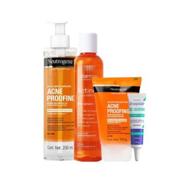 Imagem de Kit Tratamento Antiacne: Sabonete + Esfoliante Acne Proofing + Tônico 