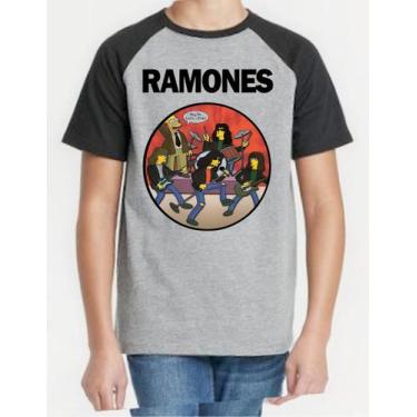Imagem de Camiseta Infantil The Simpsons Ramones - ALTERNATIVO BASICO CAMISETAS,