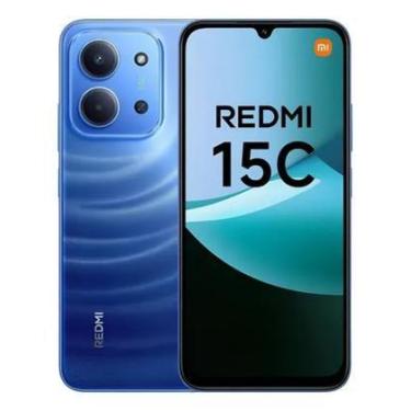 Imagem de Smartphone 15C 4G 256GB 8RAM Dual SIM AZUL, Global LANÇAMENTO