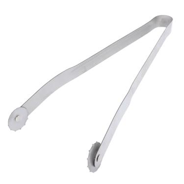 Imagem de CUOFYUNL Pinça para virar linguiça para churrasco Pinça profissional de aço inoxidável com cabo longo para cozinha para grelhar e virar para cozinhar churrasco